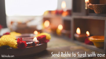 Rakhi Gifts to Surat with ease